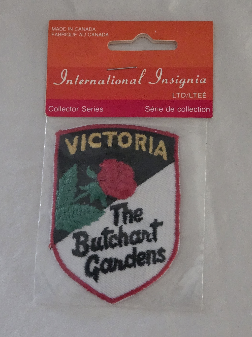 Vintage Victoria The Butchart Gardens Embroidered Patch